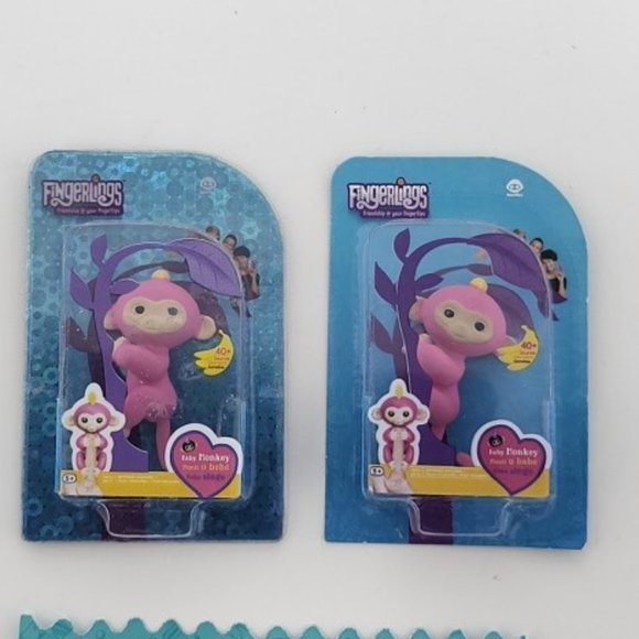 Zuru Toy Series Mini Brands Metallic Fingerlings Baby Monkey 008 Monkey 028 Lot - Picture 2 of 3